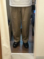 DOCKERS ドッカーズ Levi's リーバイス チノパン ツータックチノ メンズパンツ 綿パンツ カジュアルパンツ ベージュ ブラウン系 W36 A-641