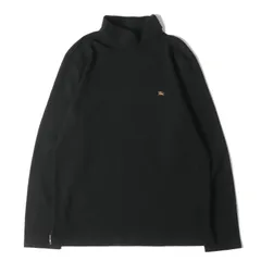 美品 BURBERRY LONDON バーバリー ロンドン カットソー サイズ:L ワンポイント 刺繍 タートルネック カットソー トップス ロングスリーブ Tシャツ 長袖 ブラック 黒 【メンズ】のサムネイル