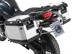 左右側セット HEPCO&BECKER ヘプコ&ベッカー サイドケース アルミ Xplorer 37 カットアウトイドケース Alu Xplorer 40 カットアウト 左右 シルバー オリジナル 丨610219 00 00　610220 00 00