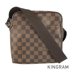 ルイ・ヴィトン LOUIS VUITTON ダミエ オラフPM N41442 エベヌ PVC ショルダーバッグ rki【中古】