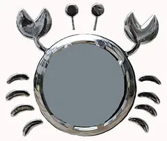 最短当日発送 3D 蟹 カニ ステッカー エンブレム 車 車用 立体 かっこいい ロゴ おしゃれ バイク ヘルメット シール スポーツ レーシング かわいい 誕生日 記念日 select ギフト プレゼント