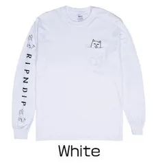 ★国内在庫/即発可*RIPNDIP*DOUBLE-RAINBOWロゴ長袖Tシャツ★ ☆国内在庫/即発可*RIPNDIP*DOUBLE-RAINBOWロゴ長袖Tシャツ