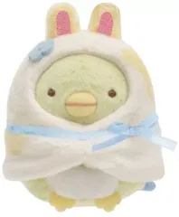 【中古】ぬいぐるみ ぺんぎん? てのりぬいぐるみ ふしぎなうさぎのおにわテーマ 「すみっコぐらし」