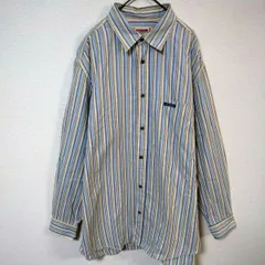 希少　90年代～00年代　マックレガー　長袖シャツ　メンズXL　ストライプ　綿