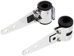 【新着商品】27-39mm スチール製 ロングタイプ カスタム メッキ ヘッドライトステー バイク 205-0271 (kijima) キジマ