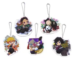 【中古】雑貨 集合 ご当地SDアクリルチャーム5個セット(東京) 「鬼滅の刃 全集中展」