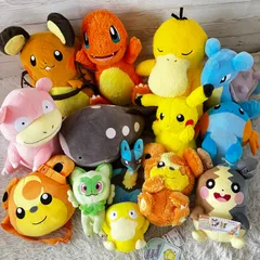 ポケットモンスター ぬいぐるみ ポケモン  大量まとめ売り  14点セット  ポケモンセンターあり  タグあり多数  1414