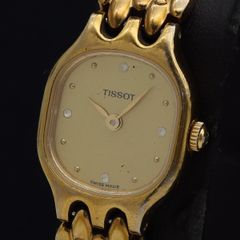 新品電池 TISSOT ティソ STYLIST スタイリスト E243 ゴールド - メルカリ