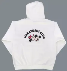 【中古】アウターウェア NAKAYOSHI CLUB パーカー ホワイト Lサイズ 「ディズニー なかよしなミッキーとミニー」 東京ディズニーリゾート限定