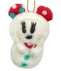 【中古】ぬいぐるみ ミニーマウス(スノーマン) ぬいぐるみバッジ 「クリスマス・ファンタジー2016」 東京ディズニーリゾート限定