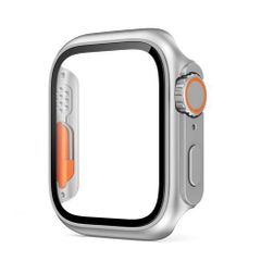 アップルウォッチカバー（Apple Watchカバー）Ultra風PC強化ガラスケース【シルバー】40mm/41mm/42mm/44mm/45mm/46mm対応 [BELTIES]