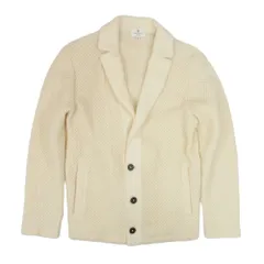 LANVIN ランバン ニット 3B テーラード ジャケット オフホワイト系 48【中古】のサムネイル
