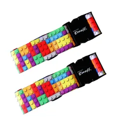 【人気商品】Belts Suitcase Travel Straps Bag Luggage Accessories Elastic 2パック弾性荷物ストラップスーツケースベルトトラベルバッグアクセサリー調節可能220CM Pack (Building 2 B