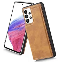 【迅速発送】【Hbcnxny】ケース 手帳型 対応 Galaxy A52 5G/SC-53B スマホケース 耐衝撃 カードケース カード収納 手帳型ケース カバー オシャレ カード収納 背面（レトロブラウン）ギャラクシーa525g ドコモsc53b Galax