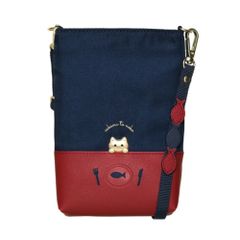☆ ネイビー ☆ ショルダーストラップ付きスマホポーチ sakana to neko スマホショルダーバッグ レディース スマホポーチ ショルダー スマホポシェット スマホ ショルダーバッグ 可愛い ミニショルダーバッグ 縦 斜めがけ おしゃれ 大人 かわいい