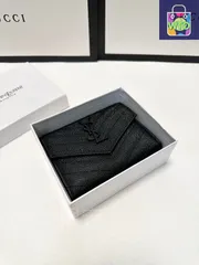 【今日特価】Yves Saint Laurent イヴ・サンローラン スモールウォレットシリーズ 牛皮を採用し精巧な仕上げを備える