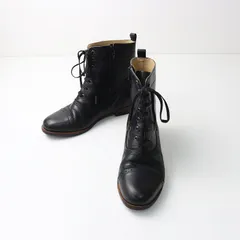 未使用【Samantha Mos2 】レザーブーツS22.5cmダークブラウン 未使用【Samantha Mos2 】レザーブーツS22.5cmダークブラウン