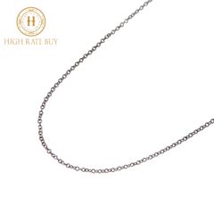 【新品】TIFFANY&Co. ティファニー チェーン ネックレス K18WG 750 ホワイトゴールド ペンダント ブランドジュエリー アクセサリー レディース