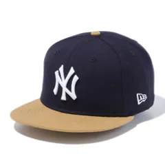 ニューエラ 9FIFTY ニューヨーク・ヤンキース ネイビー ホワイト ウィートバイザー 1個  New Era 950 NEYYAN NVY WHE SWHT 25J 1pc