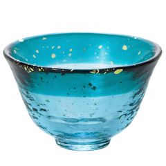 アデリア(ADERIA) 津軽びいどろ あおもりの海 盃 津軽海峡 50ml 日本製 化粧箱入 おちょこ ぐい呑み 日本酒 グラス ガラス 冷酒 お猪口 酒器 利き酒 珍味入れ ギフト 女性 母の日 父の日 夫婦 男性 引越し祝い 結婚 挨拶回り プチ 退職 