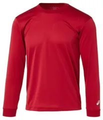 asics アシックス LS TOP バーガンデイ S 2063A227 601 | スポーツ スポーツウェア バスケットボール トップス ゲームシャツ ロングスリーブ シャツ 長袖 吸汗速乾 ユニセックス スポーツ用品 グッズ ベーシック ワンポイント
