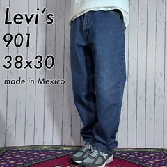 00s メキシコ製 Levi's リーバイス 43901-7210 メンズ W38 L30 RELAXED STRAIGHT LEG リラックス ストレート デニム パンツ テーパード ジーンズ ボトムス オリジナルレングス 2001年7月製 20202991