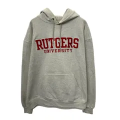 Champion ロゴスウェット パーカー 2XL グレー系 チャンピオン プルオーバー カレッジロゴ ポケット 古着卸 アメリカ仕入 a708-6181