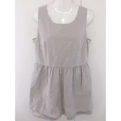 ◇ ◎ ●美品● PEYTON PLACE ペイトンプレイス 花柄 ノースリーブ ミニ ワンピース サイズ15B グレー レディース  【中古】 【1203140002388】
