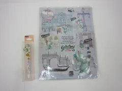  中古品 ディズニー Disney 東京ディズニーリゾート ダッフィー＆フレンズ ジェラトーニ 等 シャープペンシル＆ボールペン クリアファイル