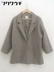 ■ LOWRYS FARM ローリーズファーム 長袖 チェスターコート サイズF ベージュ系 レディース  【中古】 【1110250001128】