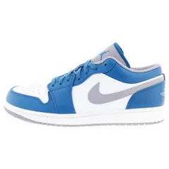 NIKE (ナイキ) AIR JORDAN 1 LOW True Blue エア ジョーダン 1 ローカットスニーカー ブルー US12/30cm 553558-412