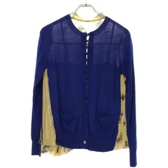 ✨最終お値下げ✨sacai luck　ドッキングカーディガン　バックレース sacai luck バックレース ニット カーディガン（sacai luck