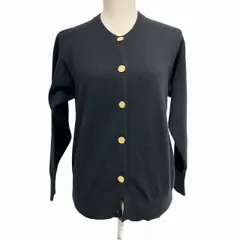 Ballantyne、カシミヤカーディガン、ネイビー CASHMERE CARDIGAN Navy | Dresswell online store