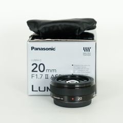 [美品] Panasonic LUMIX G 20mm F1.7 II ASPH. [ブラック] / マイクロフォーサーズマウント