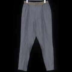 JUNHASHIMOTO 2 TUCK PANTS サイズ4 グレー 1072020016のサムネイル