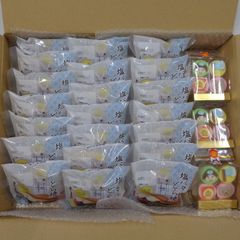 【訳あり】極味逸品塩バターどら焼21P・金太郎ゼリー3P★あわしま堂