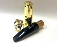 ESM　テナーサックス用マウスピース　JAZZ　7☆　リガチャー・キャップ付き【服部管楽器】【中古】