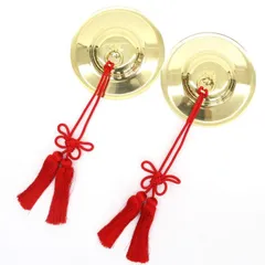 中古　チャッパ(手拍子)　4寸　重目　房3本、プラツマミ2個、オリジナルケース付 中古 チャッパ(手拍子) 4寸 重目 房3本、プラツマミ2個