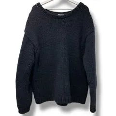 THE BOOK STORE ザ ブックストア ウールニットセーター ブラック 黒 ウール100% 毛100% 無地 オーバーサイズ ゆったり レディース 冬 ゴーゴー古着久喜倉庫店 鴻725T