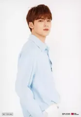 【中古】生写真(男性) SEVENTEEN/MINGYU(ミンギュ)/上半身・衣装水色白・体右向き/「SEVENTEEN museum 2018」入場特典ブロマイド TYPE B