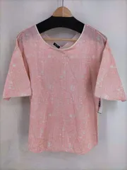 ジルサンダーネイビー JIL SANDER NAVY 総柄 シルク半袖シャツ レディース JPN：34 のサムネイル