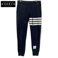 THOM BROWNE トムブラウン MJ0008H ﾈｲﾋﾞｰ 4BAR ｸﾗｼｯｸ ｽｳｪｯﾄﾊﾟﾝﾂ 00