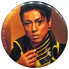 【中古】バッジ・ピンズ(男性) 角川裕明(百地丹波)/背景：ゴールド ランダム缶バッジ 「舞台『煉獄に笑う』」