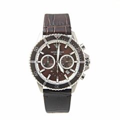 EMPORIO ARMANI　AR11486 腕時計 メンズ ブラウン シルバー 並行輸入品
