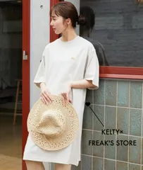 【限定展開】KELTY×FREAK'S STORE ケルティ フリークスストア 23SS 別注チュニックTシャツ 大人らしい印象プラス オーバーサイズ 1枚で◎のサムネイル