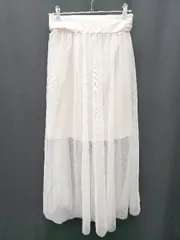 ◇ OLIVE des OLIVE オリーブ デ オリーブ ミニスカート チュールスカート　アンサンブル サイズF ベージュ レディース P  【1407100037919】