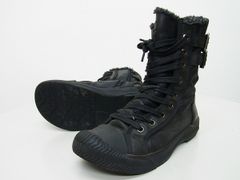 中古品★ALDO アルド★裏起毛ジップアップメンズショートブーツ 40★25cm【正規品】ブラック黒【本物保証】防寒防風★あったかい