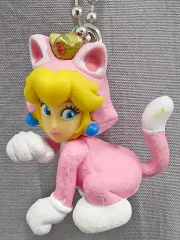 【中古】雑貨 ネコピーチ 「スーパーマリオ 3Dワールド+フューリーワールド マスコットキーチェーン」