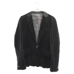 COMME CA MEN (コムサメン) ベルベット シングルボタン ジャケット ネイビー 07-15JS20のサムネイル