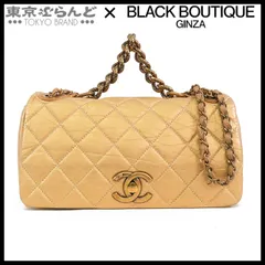 シャネル CHANEL パリボンベイ チェーンショルダーバッグ 16番台 ゴールド ゴールド金具 レザー マトラッセステッチ ショルダーバッグ レディース 101756939